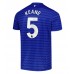Everton Michael Keane #5 Hemma matchtröja 2025-26 Kortärmad Billigt